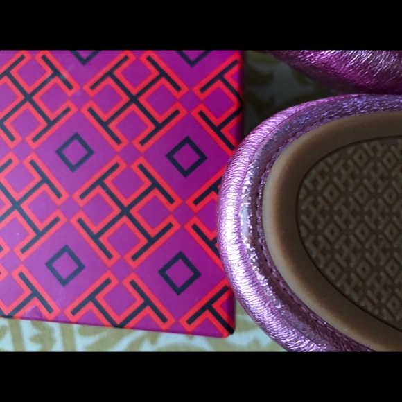Tory burch metallic pink minnie travel flats - Picture 5 of 5